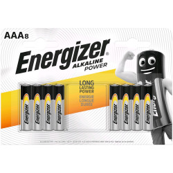 Energizer Alkaline Power AAA mikró alkáli elem (LR03) BL/4+4
