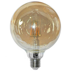 LUMEN 6w Globe Filament LED fényforrás G125 Szabályozható 2200K