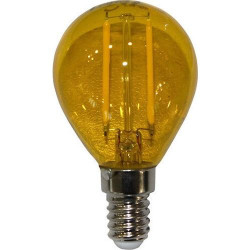 LUMEN E14 2W narancssárga G45 kisgömb filament LED fényforrás