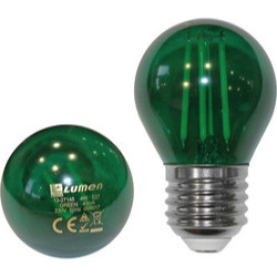 LUMEN E27 2W zöld G45 kisgömb filament LED fényforrás