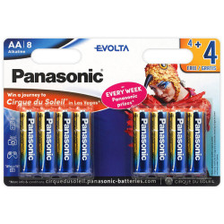 Panasonic Evolta AA ceruza elem LR6 BL4+4