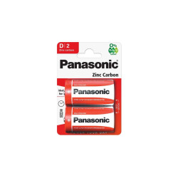 Panasonic RedZinc R20RZ/2BP D/góliát cink-mangán féltartós elem 2 db/csomag