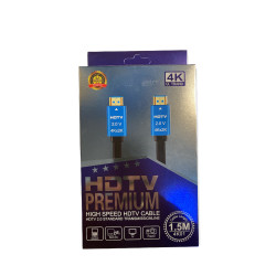 Prémium HDMI kábel 2.0V 1,5m (4K Ultra Hd)