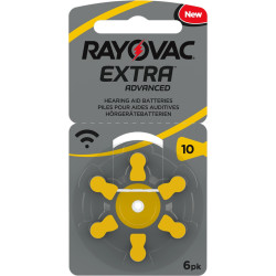 Rayovac Extra PR230/6BP(PR10) hallókészülék elem