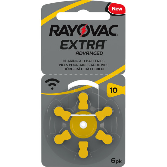 Rayovac Extra PR230/6BP(PR10) hallókészülék elem