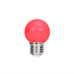 TFO LED fényforrás E27 G45 kisgömb 2W piros (5db/csomag)