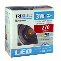 Trixline TR 404 beépítethető spot lámpa