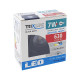 Trixline TR 426 7W beépíthető spot lámpa négyzet MATT fekete forgatható 4200K