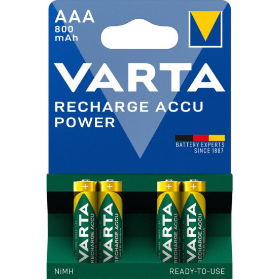 Varta NI-MH akkumulator AAA 800mAh BL/4